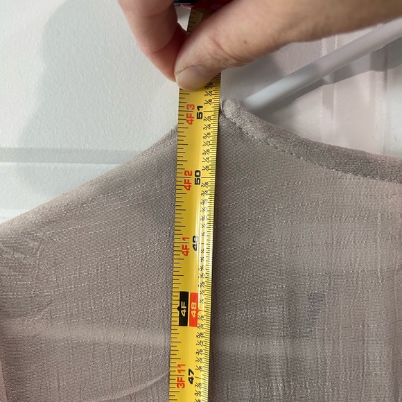 Rebellion Again Embroidered Lace Cardigan Sz M Lightweight Maxi Duster Boho Y2K - Picture 8 of 11